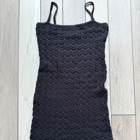 AQUA x Liat Baruch Sleeveless Crochet Mini Dress size small - Picture 3 of 6